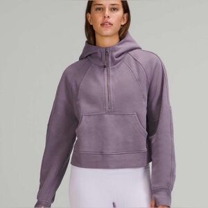 Lululemon Scuba Oversized Half Zip Hoodie Violet Verbena M/L W3DM4S Sweatshirt